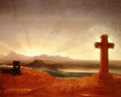 Cross at Sunset - 托马斯·科尔